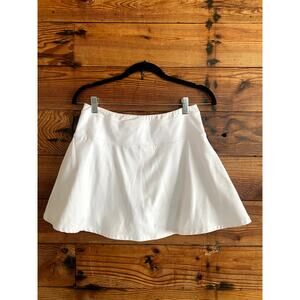 Freely Ladies White Skort - Classic A-Line Tennis Pickleball Golf Skirt Size M
